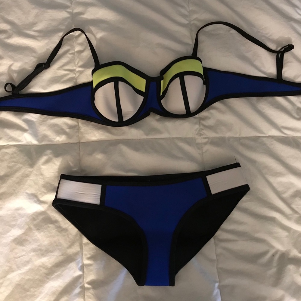 Color block bikini